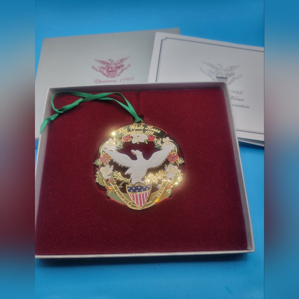 1998 White House Vintage Eagle Christmas Ornament